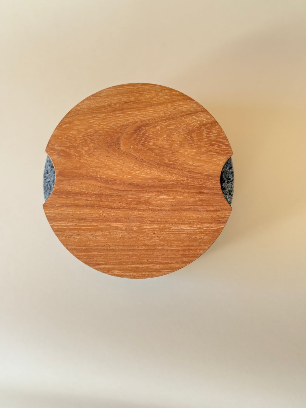 Volcanic Stone Tortillero with Tzalam Wood Lid