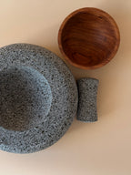 Artisan Donut Molcajete with Parota Center Bowl