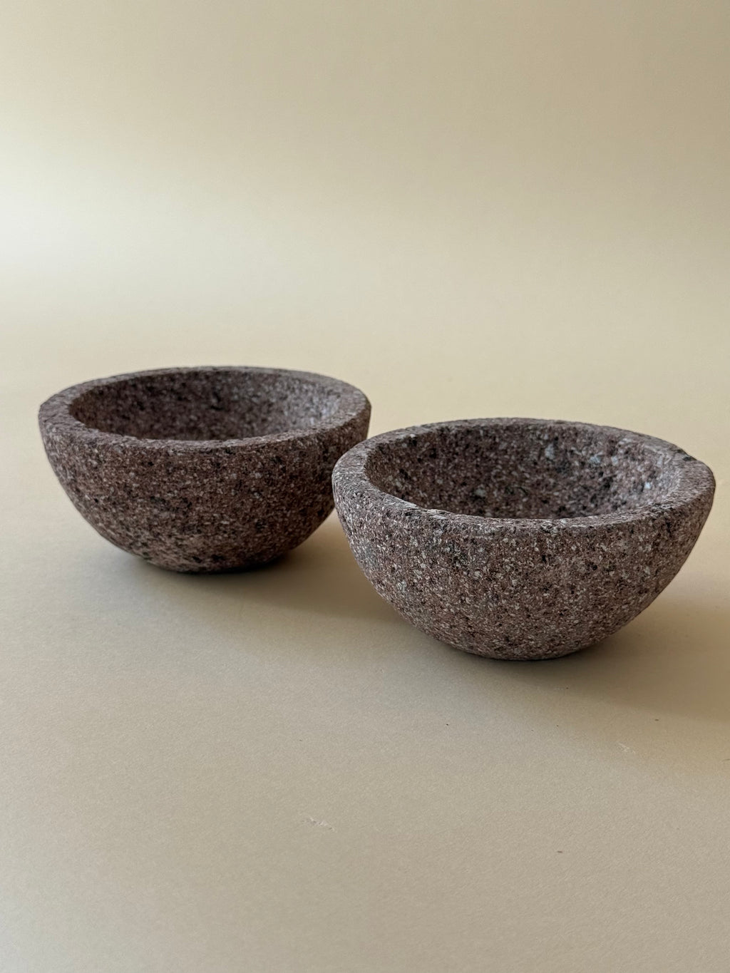 Mini Red Bowls – Natural Volcanic Stone