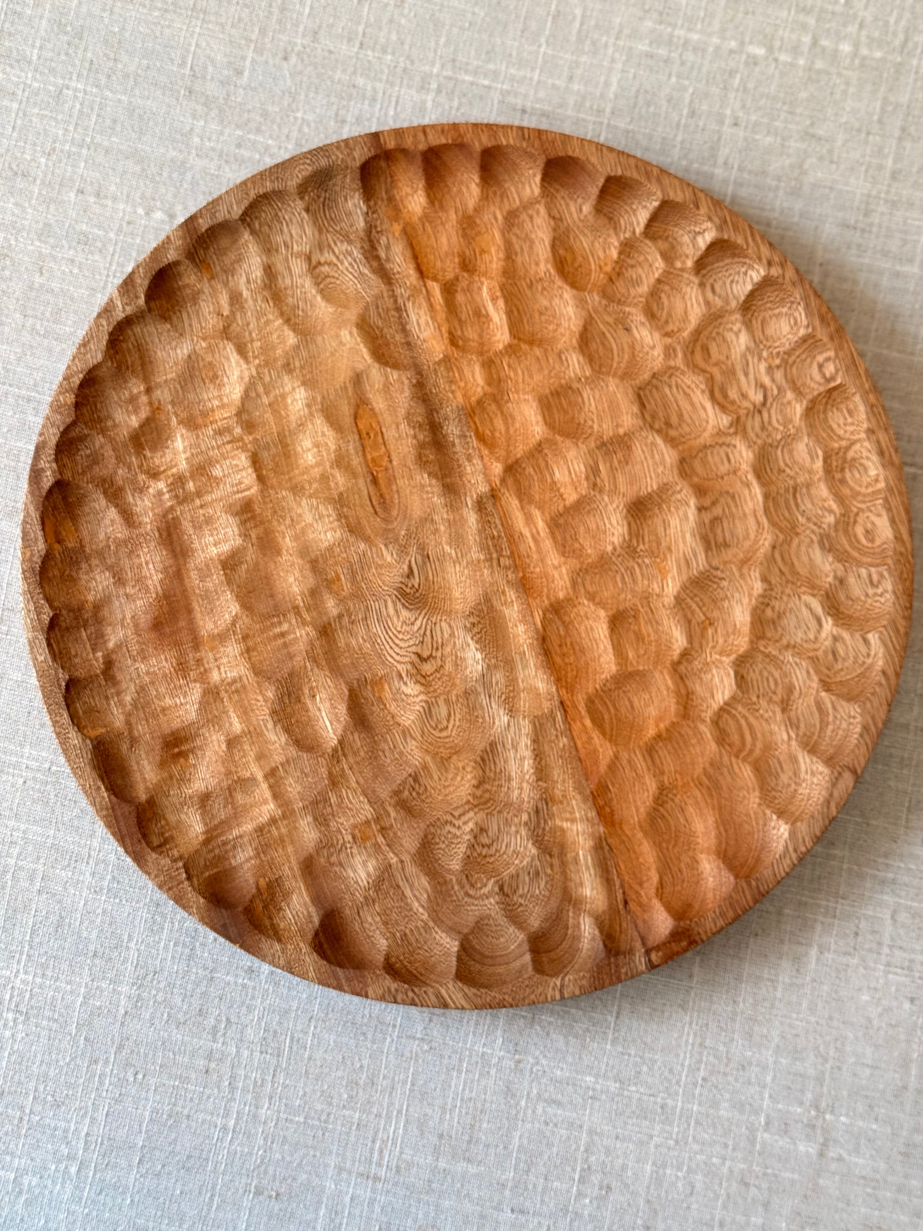 Hand-Carved Wooden Tray