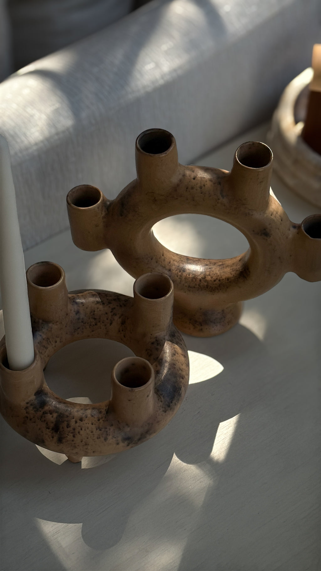 The Terracotta Candle Holders