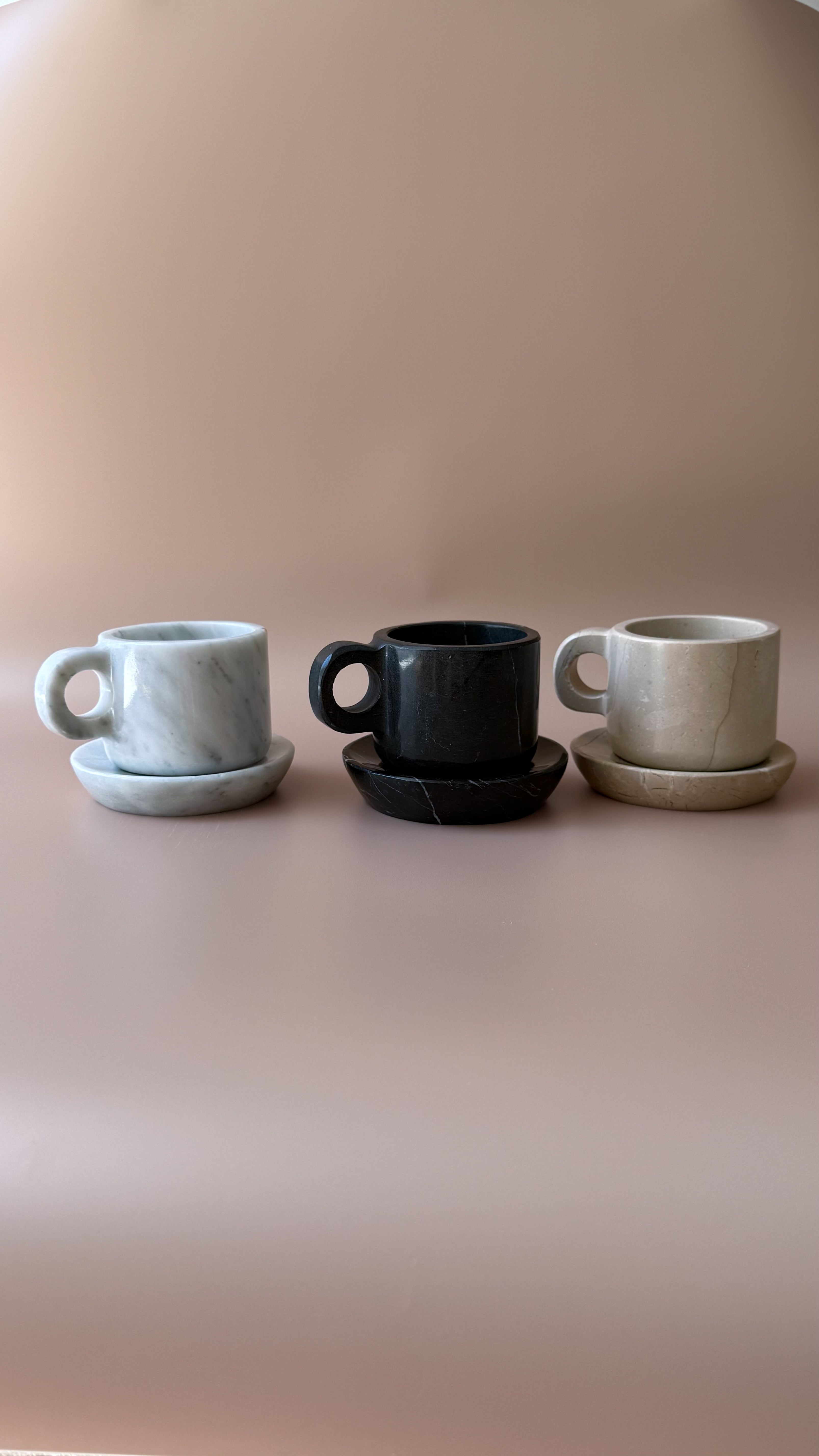 Solid Marble Mugs