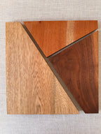 The Trinity Platter | Rosa Morada, Cedar & Walnut