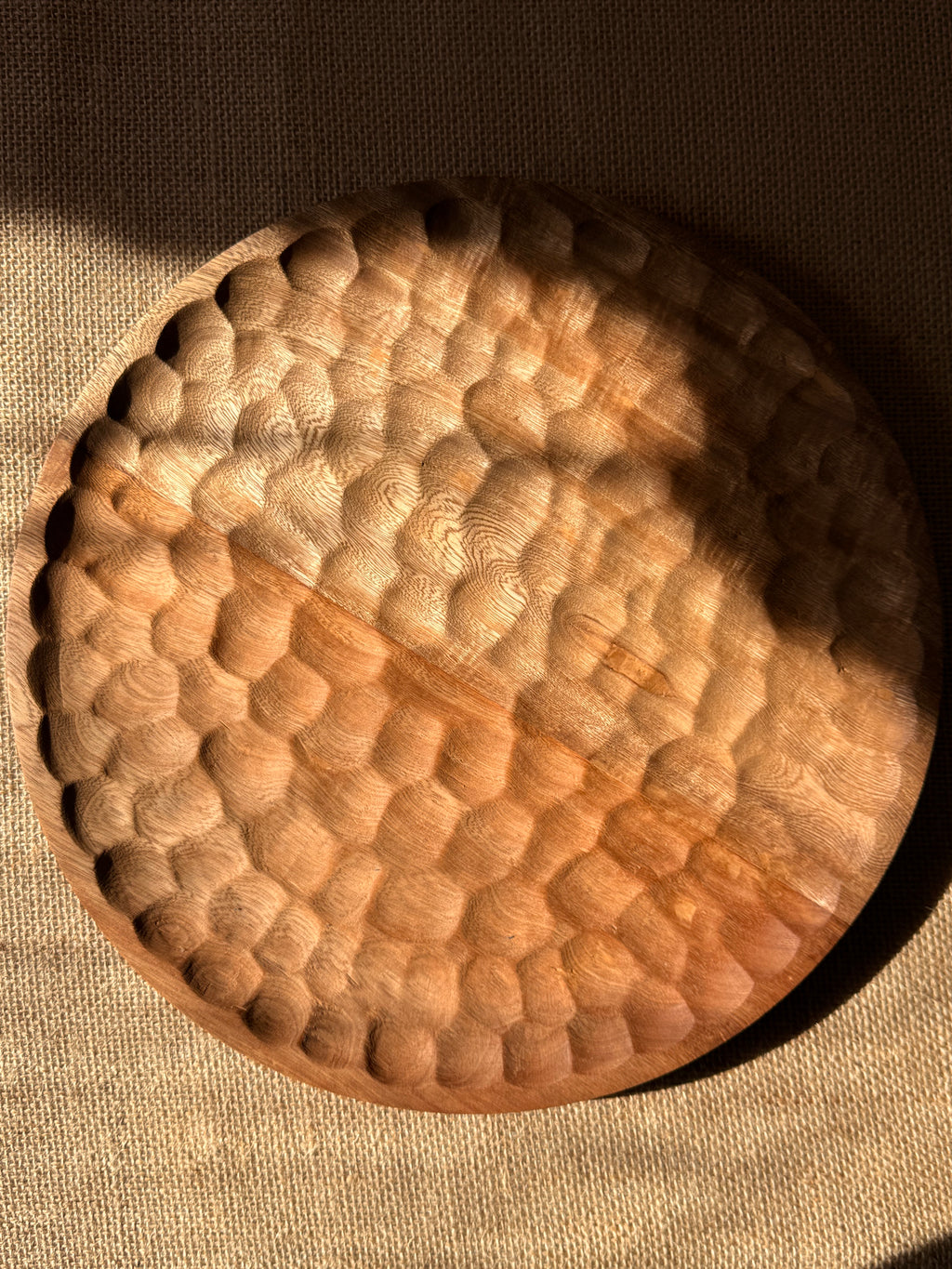 Hand-Carved Wooden Tray