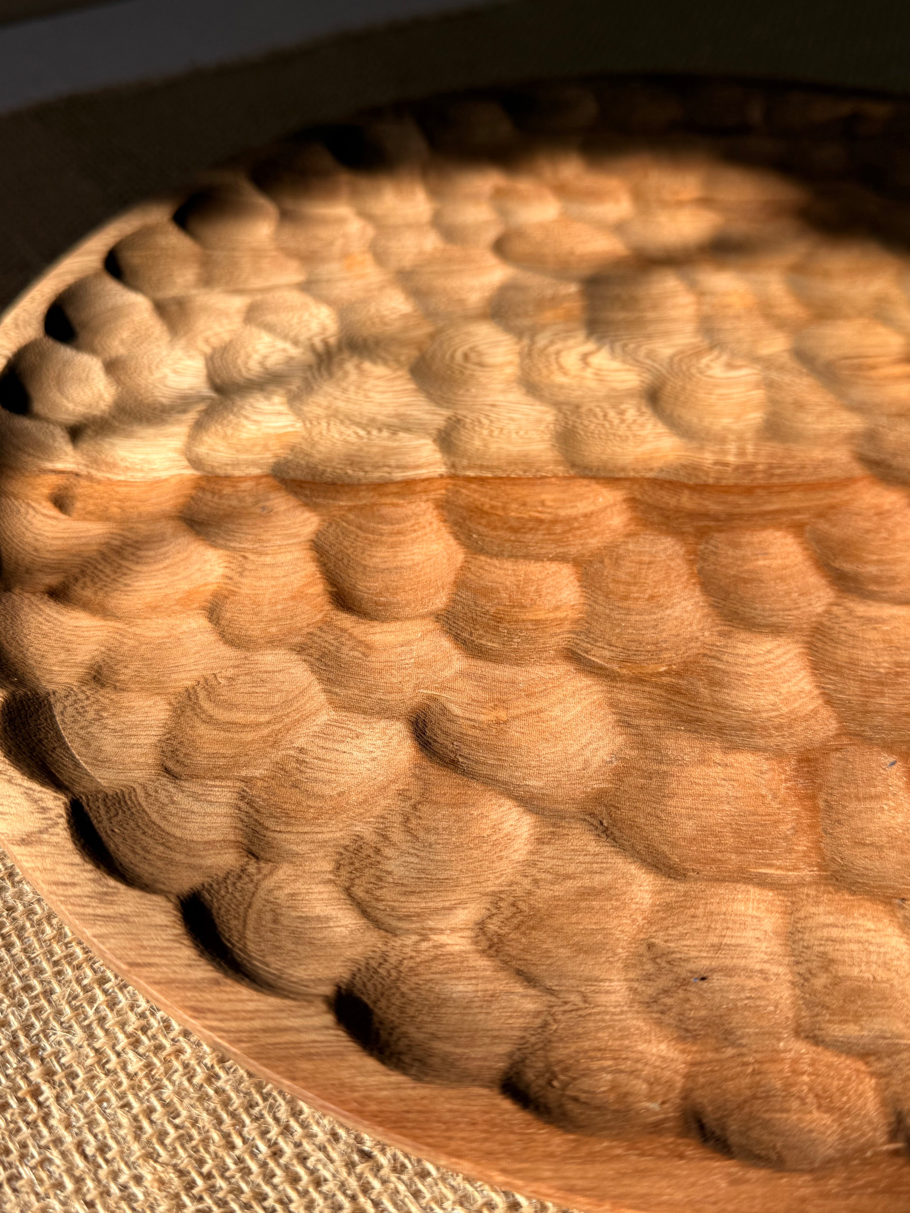 Hand-Carved Wooden Tray