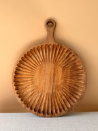Artisan Hand-Carved Rosa Morada Tray