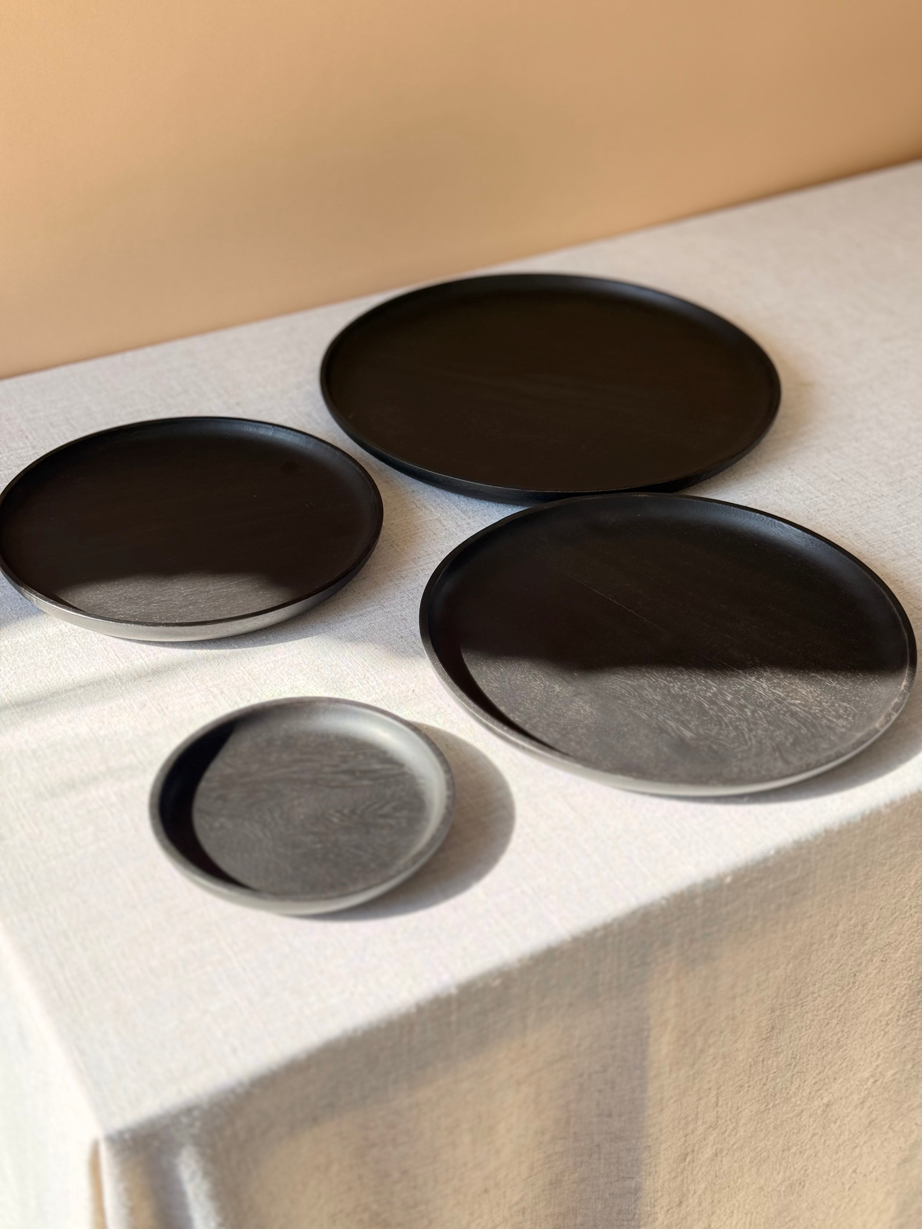 The Obsidian Collection | 4-Piece Rosa Morada Set-Noir Finish