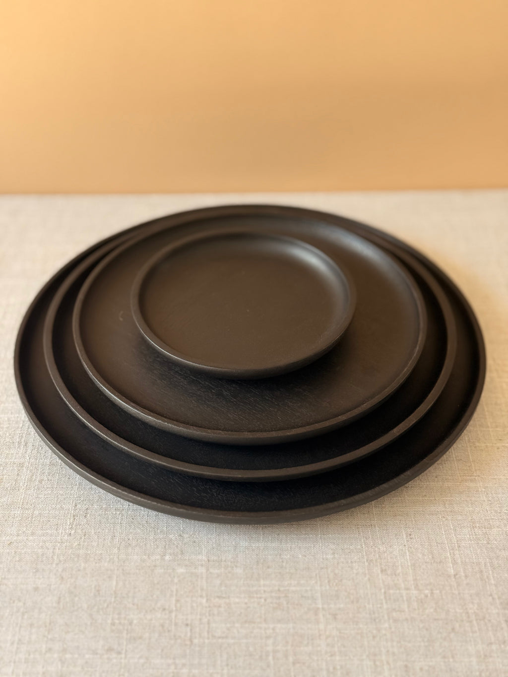 The Obsidian Collection | 4-Piece Rosa Morada Set-Noir Finish