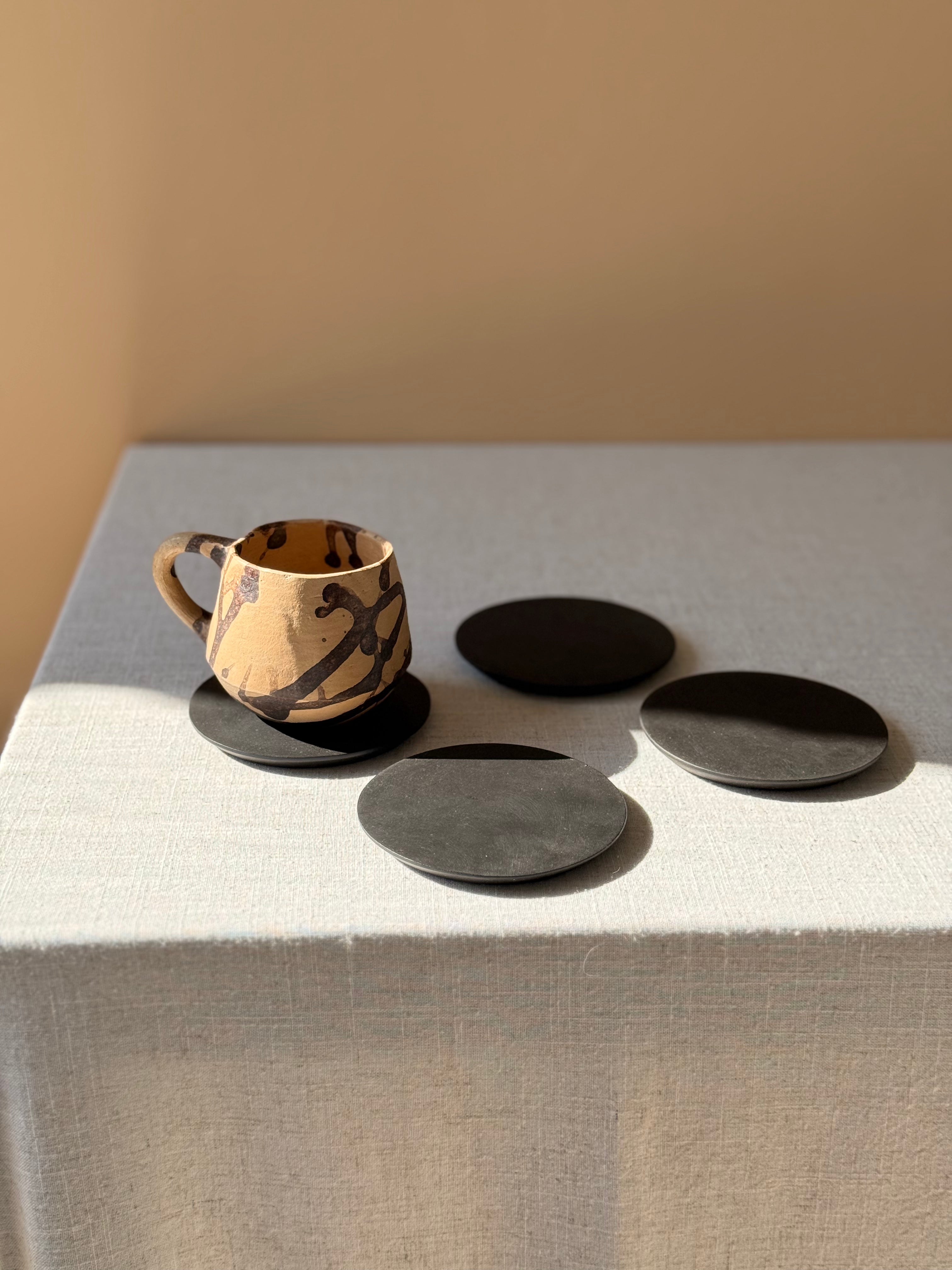 Coasters Obsidian Edition | Set of 4