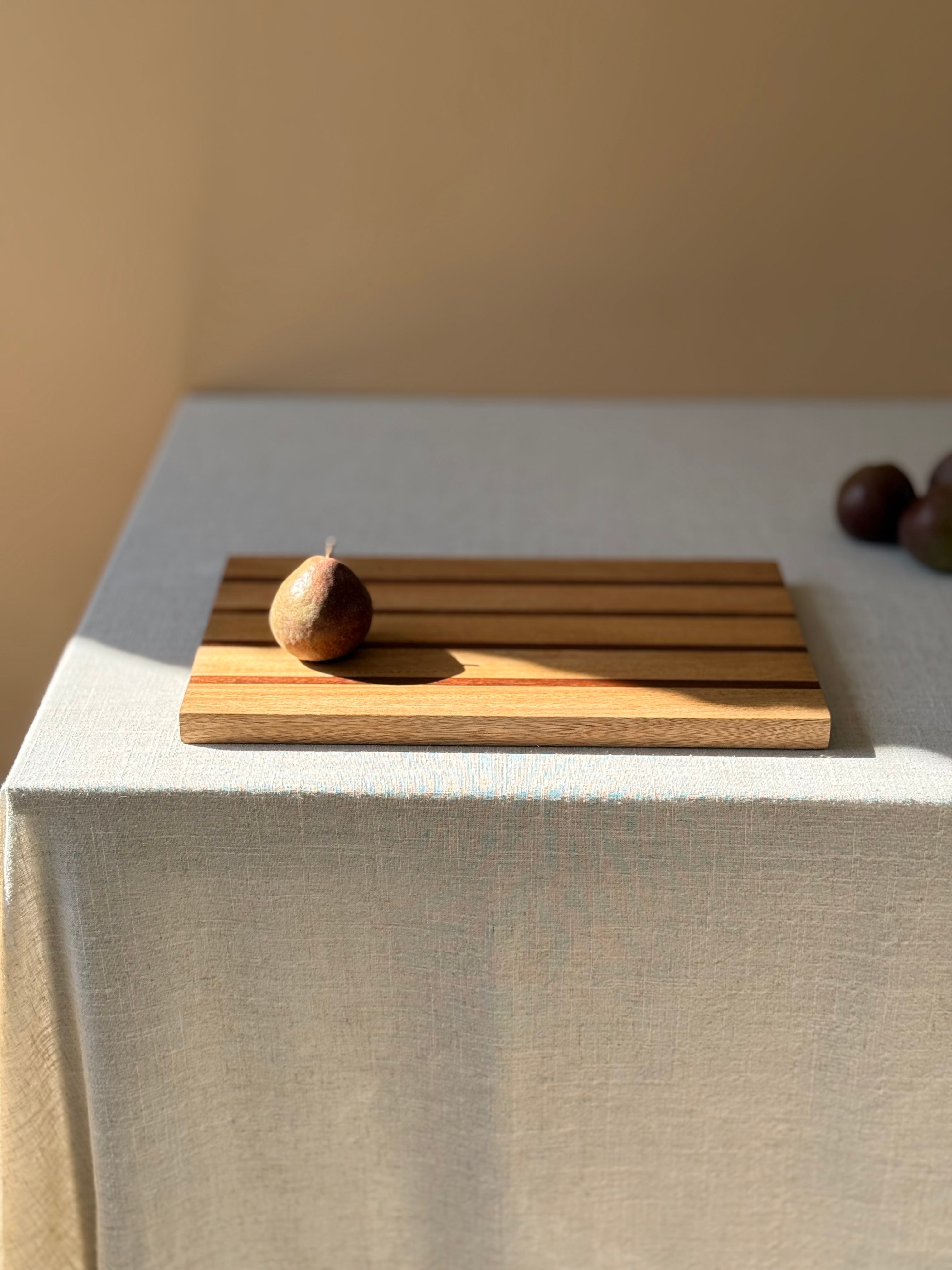 Two tone Cutting Board | Rosa Morada & Cedar Edition