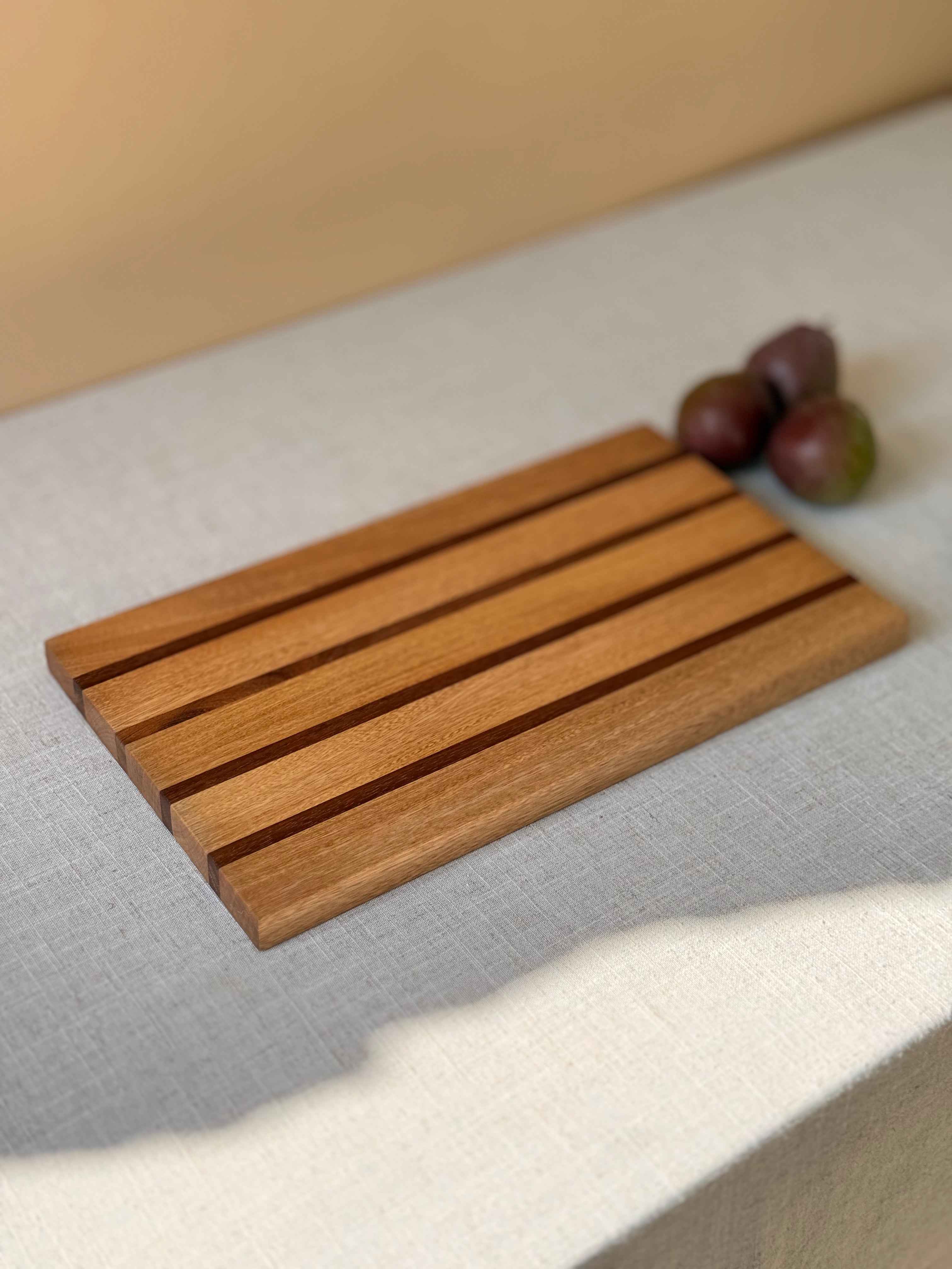 Two tone Cutting Board | Rosa Morada & Cedar Edition