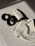 The Obsidian Napkin Rings | Set of 8