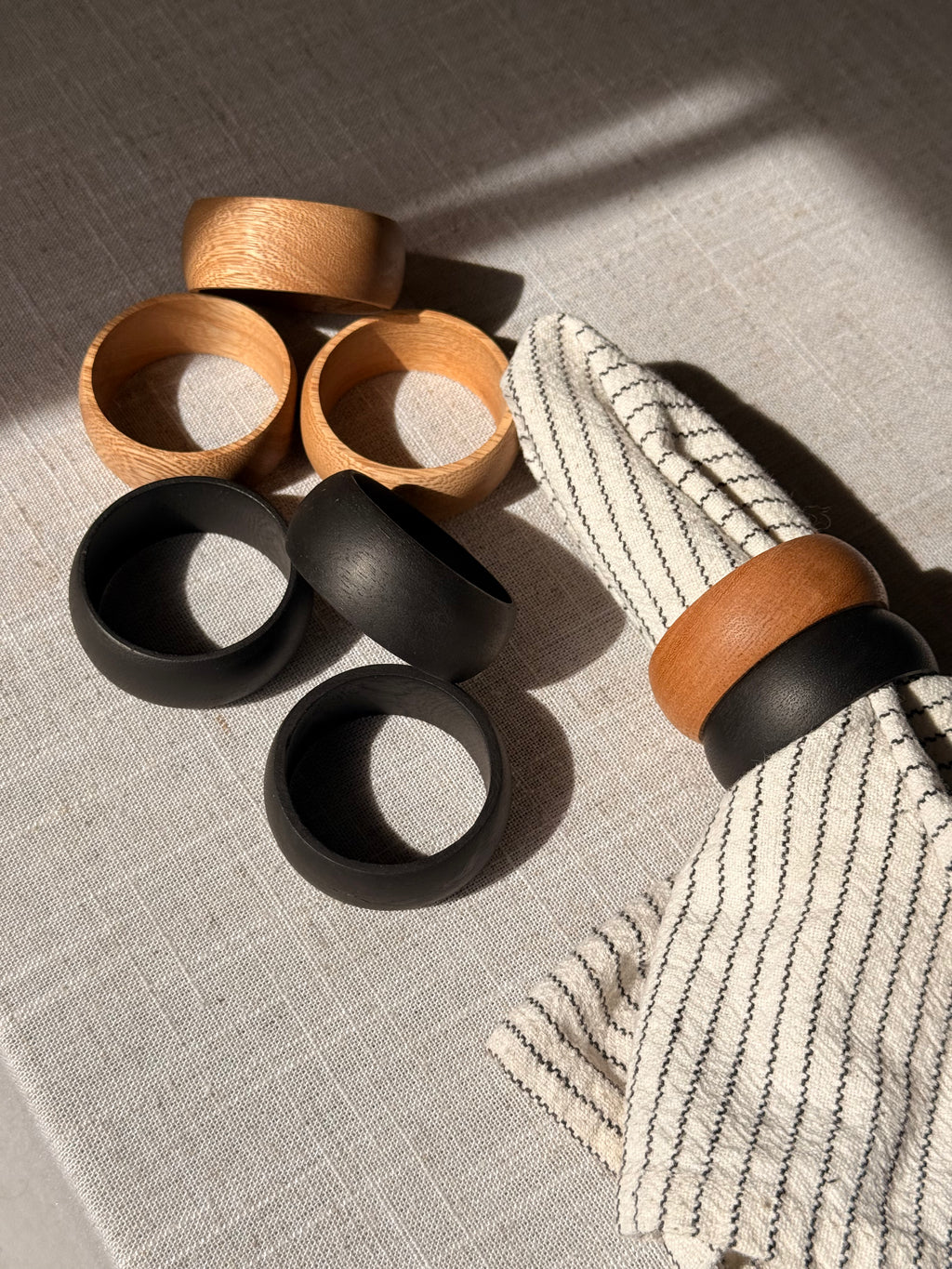 The Honey Napkin Rings | Set of 8