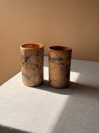 Binni Zaa Earth Collection | Atzompa Smoke-Etched Tumblers