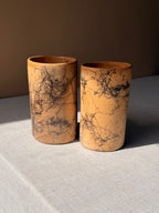Binni Zaa Earth Collection | Atzompa Smoke-Etched Tumblers