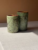 Binni Zaa Green Collection | Atzompa Smoke-Etched Tumblers