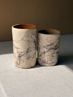 Binni Zaa Aztlan Collection | Atzompa Smoke-Etched Tumblers